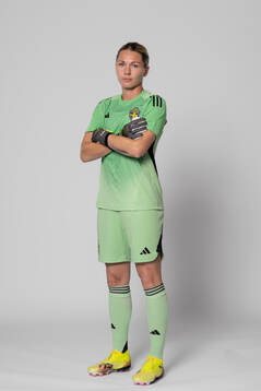 Goalkeeper Jennifer Falk of Sweden poses for a portrait