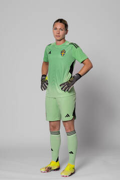 Goalkeeper Jennifer Falk of Sweden poses for a portrait