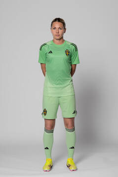 Goalkeeper Jennifer Falk of Sweden poses for a portrait