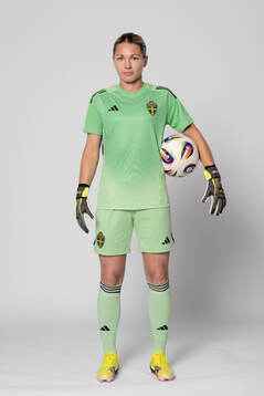 Goalkeeper Jennifer Falk of Sweden poses for a portrait