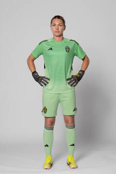 Goalkeeper Jennifer Falk of Sweden poses for a portrait