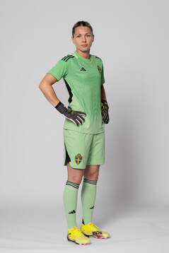 Goalkeeper Jennifer Falk of Sweden poses for a portrait