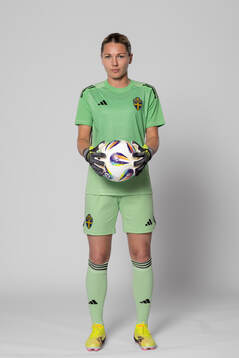 Goalkeeper Jennifer Falk of Sweden poses for a portrait