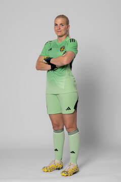 Goalkeeper Emma Holmgren of Sweden poses for a portrait