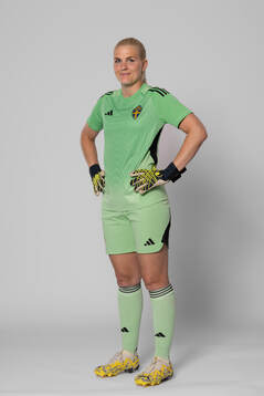 Goalkeeper Emma Holmgren of Sweden poses for a portrait