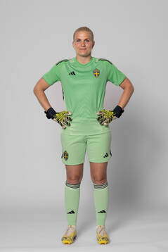 Goalkeeper Emma Holmgren of Sweden poses for a portrait