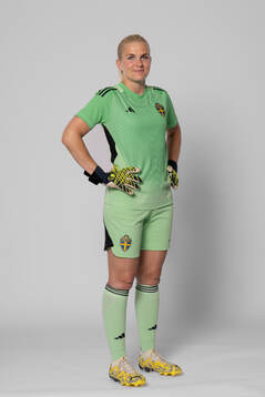 Goalkeeper Emma Holmgren of Sweden poses for a portrait