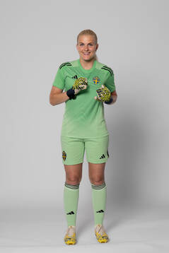 Goalkeeper Emma Holmgren of Sweden poses for a portrait