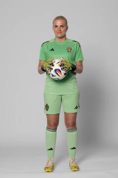 Goalkeeper Emma Holmgren of Sweden poses for a portrait