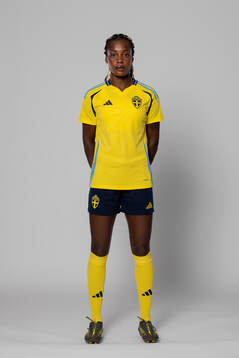 Evelyn Ijeh of Sweden poses for a portrait