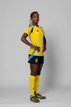 Evelyn Ijeh of Sweden poses for a portrait