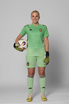 Goalkeeper Emma Holmgren of Sweden poses for a portrait