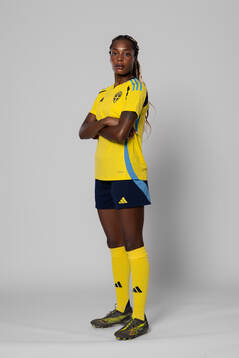 Evelyn Ijeh of Sweden poses for a portrait