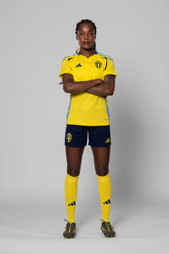 Evelyn Ijeh of Sweden poses for a portrait