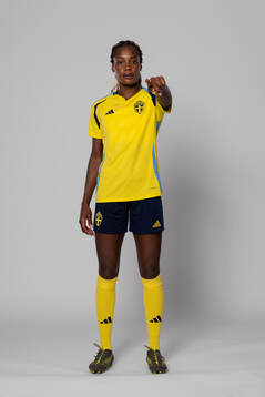 Evelyn Ijeh of Sweden poses for a portrait