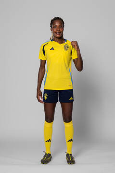 Evelyn Ijeh of Sweden poses for a portrait