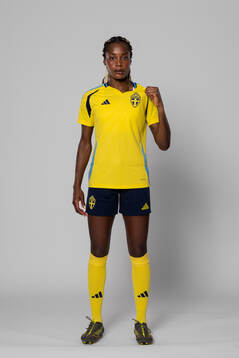 Evelyn Ijeh of Sweden poses for a portrait