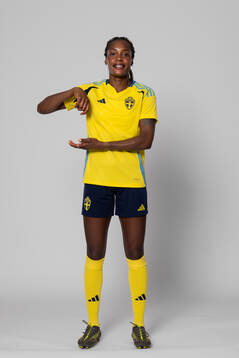 Evelyn Ijeh of Sweden poses for a portrait
