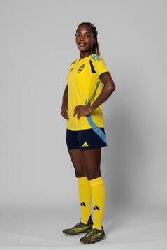 Evelyn Ijeh of Sweden poses for a portrait