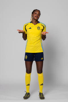 Evelyn Ijeh of Sweden poses for a portrait