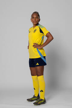 Madelen Janogy of Sweden poses for a portrait