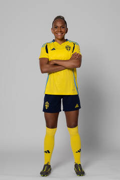 Madelen Janogy of Sweden poses for a portrait