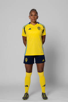 Madelen Janogy of Sweden poses for a portrait