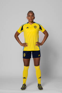 Madelen Janogy of Sweden poses for a portrait