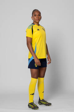 Madelen Janogy of Sweden poses for a portrait