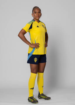 Madelen Janogy of Sweden poses for a portrait