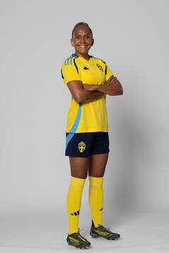 Madelen Janogy of Sweden poses for a portrait
