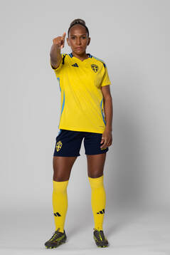 Madelen Janogy of Sweden poses for a portrait