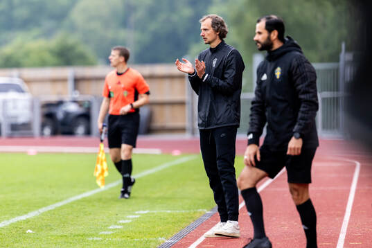 Landskronas tränare Robin Asterhed
