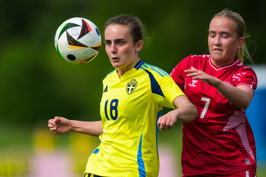 Saga Kristell of Sweden and Lærke Friis of Denmark
