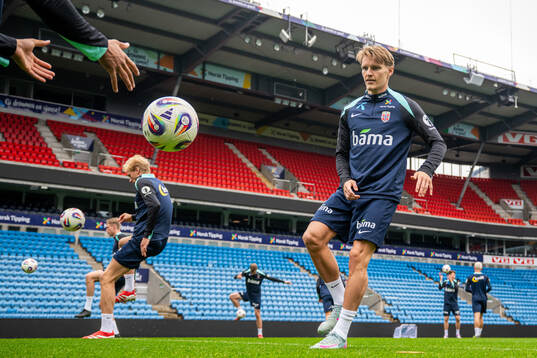 Martin Ødegaard of the Norwegian national football team