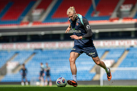 Erling Braut Haaland of the Norwegian national football team