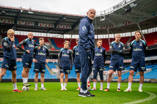 Ståle Solbakken, head coach of the Norwegian national