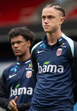 Thelo Aasgaard and Oscar Bobb of the Norwegian national