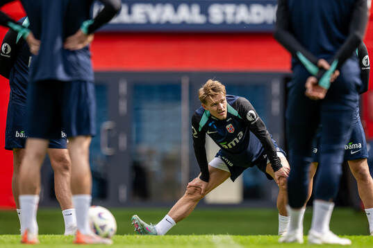 Martin Ødegaard of the Norwegian national football team