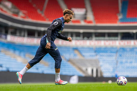 Antonio Nusa of the Norwegian national football team