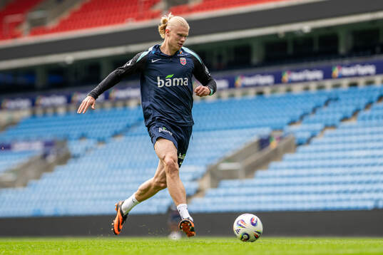 Erling Braut Haaland of the Norwegian national football team