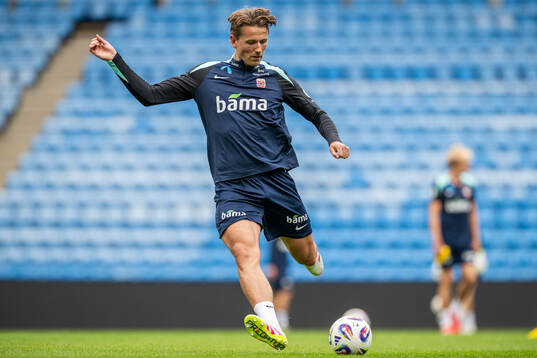 Sander Berge of the Norwegian national football team
