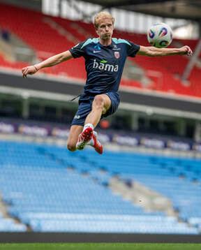 Morten Thorsby of the Norwegian national football team