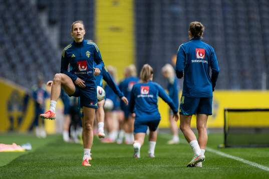Nathalie Björn of the Swedish women’s national football
