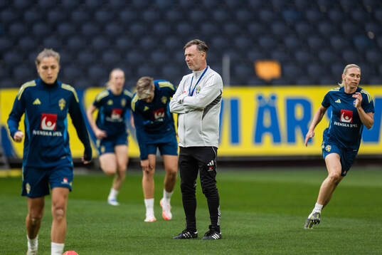 Head coach Peter Gerhardsson of the Swedish women’s