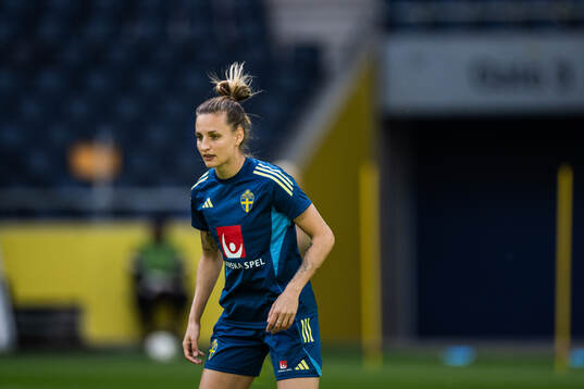 Nathalie Björn of the Swedish women’s national football