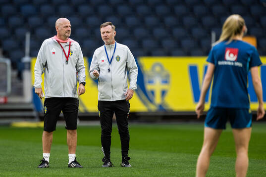 Assistant coach Magnus Wikman and Head coach Peter