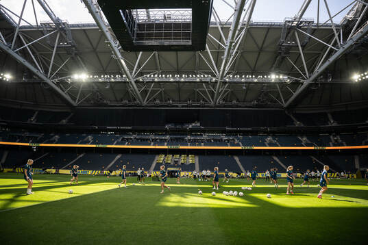 Players of the Swedish women’s national football team