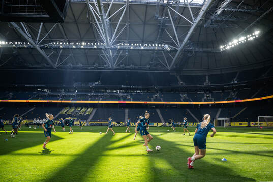 Players of the Swedish women’s national football team