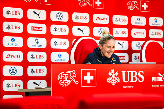 Head coach Gemma Grainger of the Norwegian women's national